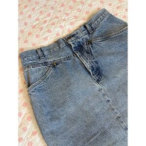 Vintage Levi Strauss Denim midi SkirtSize 10